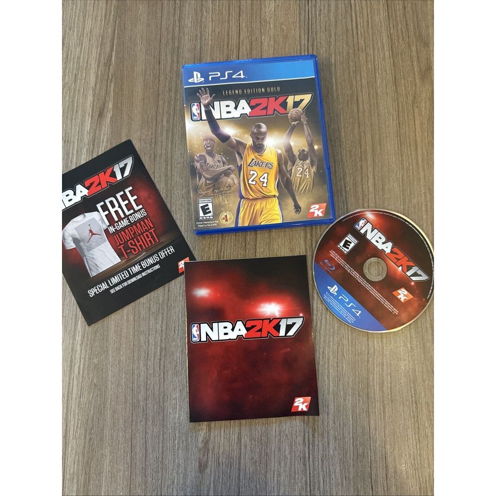 NBA 2K17 Legend Edition‎ Gold PS4 (Sony PlayStation 4, 2016) Kobe Bryant Cover